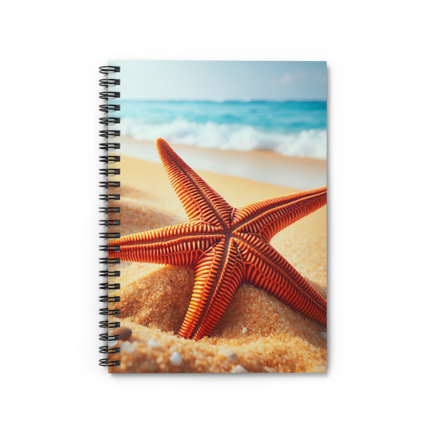 Starfish Beach Spiral Notebook