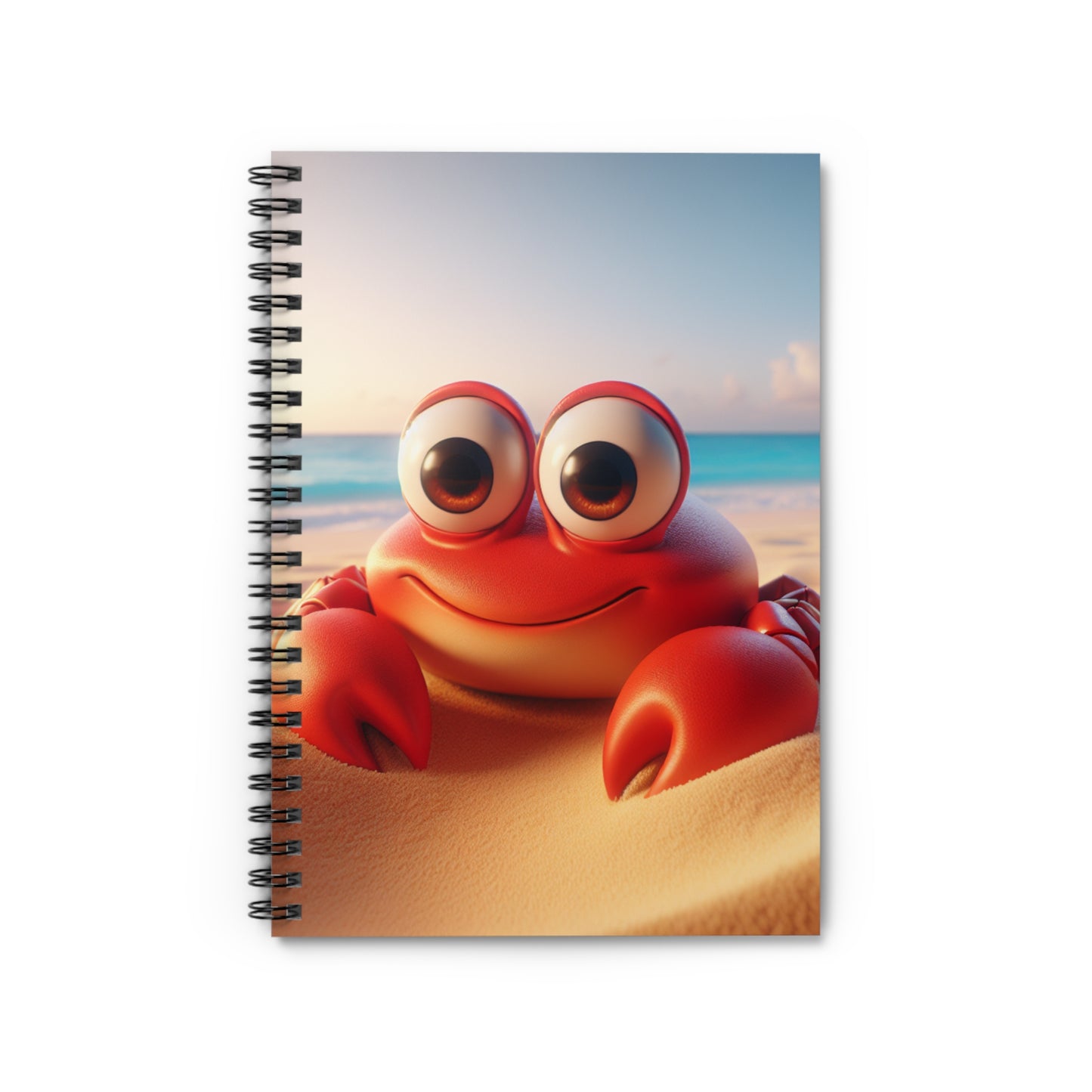 Beach Crab Spiral Notebook